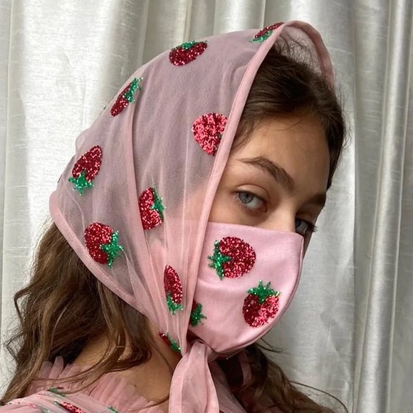 Lirika Matoshi Strawberry Scarf - Picture 1 of 6